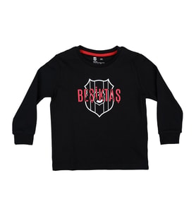 Beşiktaş Orijinal Lisanslı Siyah Çocuk Sweat