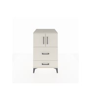 Kronos Komodin Tek Raflı 2 Çekmeceli 2 Kapaklı 60x59x96 Aytaşı-Aytaşı