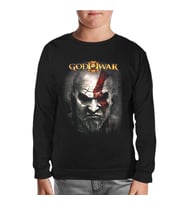 God of War 2 Siyah Çocuk Sweatshirt