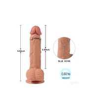 Çift Katmanlı Gerçekçi Et Dokulu Penis-r521
