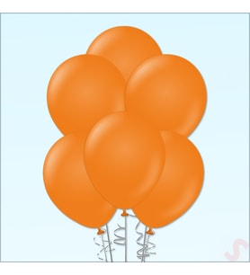 Turuncu Pastel Balon, 30cm x 10 Adet