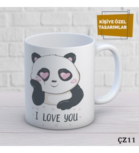 I Love You Kişiye Özel Kupa  Bardak