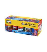 Nova Color Akrilik Boya 10 Renk x 30 ml. Şişe 