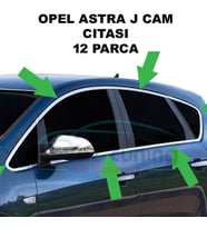Opel Astra J Cam Çıtası Çerçevesi Kromu Nikelajı Komple Hb