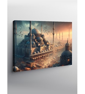 Kanvas Tablo Cami Manzarası