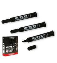 Hi-Text 830PC Kesik Uçlu Permanent Kalem 6 mm Siyah 12'li Kutu 