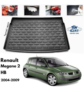 Renault Megane 2 HB Bagaj Havuzu Paspası 2003-2009