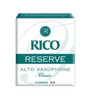 D'Addario RJR1025 Rico Reserve Alto Saksafon Kamışı No: 2.5 (Profesyonel) - 10'lu Paket  Klasik Müzik İçin Premium Kamış ve Zengin Harmonikler
