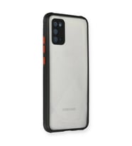 Galaxy A02s Kılıf Miami Şeffaf  - Siyah