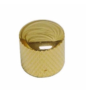 Dr. Parts MNB3/GD Metal Knobs, Gold Potans Başlığı