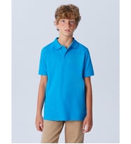 LCW Kids Turkuaz Polo Yaka Erkek Çocuk Tişört