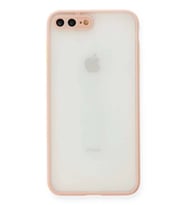 iPhone 7 Plus Kılıf Montreal Silikon Kapak - Pembe