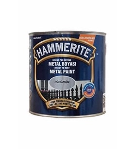 HAMMERİTE METAL BOYASI DÜZ GÜMÜŞ 2,5 LT