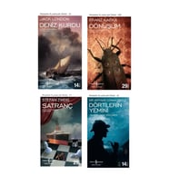 Deniz Kurdu + Dönüşüm + Satranç + Dörtlerin Yemini- 4 Kitap Set - Iş Bankası Özel Set Deniz Kurdu Ki