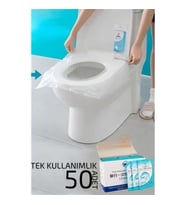 CEYLAN ADAM  Klozet Kapağı Kılıfı Hijyenik Tek Kullanımlık 50 ADET