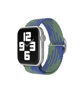 Uray store Apple Watch 42mm Star Kordon - Yeşil-Lacivert