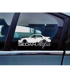 Acura integra DB8 Kelebek Cam Araba oto Sticker 19 cm 2 Adet