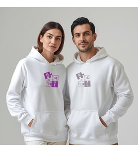 Sevgililer Günü Özel Kombin, 2 Ürün Kapüşonlu Hoodie Sweatshirt