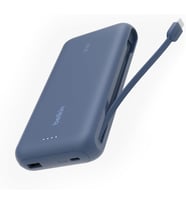 Belkin Taşınabilir Şarj Cihazı, 20K Entegre Kablolu Taşınabilir, 30 W Güç İletimli Hızlı Şarj, Usb-C