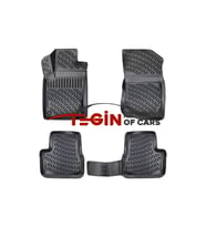 Citroen C3 2013 3D Havuzlu Paspas Siyah