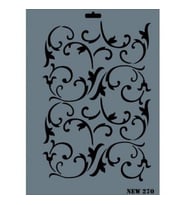 Rich New Seri N-270 Stencil 35x25 cm