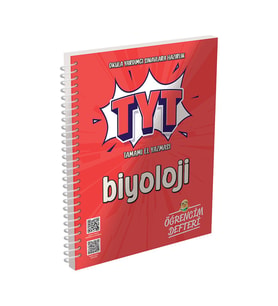 TYT Biyoloji Öğrencim Defteri Murat Eğitim Yayınları
