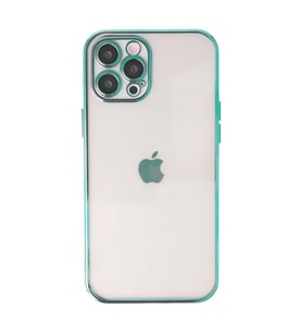 Apple iPhone 12 Pro Max Kılıf Razer Lensli Silikon - Yeşil