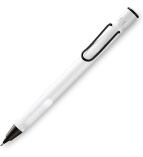 Lamy L119Wtb Safari Mekanik Kalem, Beyaz Siyah Klips, 0,02 Inç (0,5 Mm), Sınırlı Üretim (Çok Renkli)