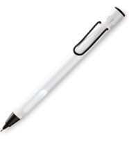 Lamy L119Wtb Safari Mekanik Kalem, Beyaz Siyah Klips, 0,02 Inç (0,5 Mm), Sınırlı Üretim (Çok Renkli)