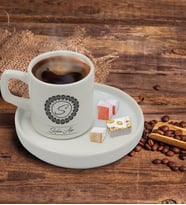 BK Gift Kişiye Özel Sunum Tabaklı İsimli Türk Kahvesi Fincanı Model 2