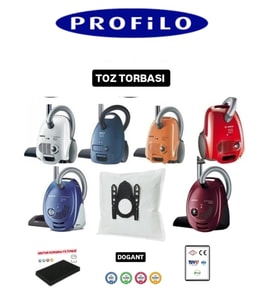 PROFİLO Elektirik Süpürgesi G Tipi Toz Torbası 5 Adet Kutulu
