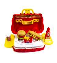 Oyuncak Hamburger Set 26 Parça Arabalı Set
