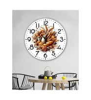 bilge Tasarım retro Duvar Saati 35 x 35 CM (Karışık)