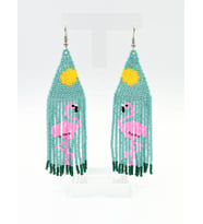 Flamingo Küpe