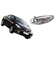 Renault Fluence Sol Ön Far Motorlu 2010--2014 Oem Üründür Grntli