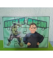 Kişiye Özel Fotoğraf Baskılı MDF Dikdörtgen Puzzle A4 - 12 Parça