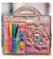 Sanrio Cinnamoroll Mymelody Kuromi Hediyelik Boyama Seti (Pembe)