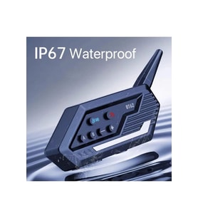 Bt62 Motosiklet Kask Kulaklığı Bluetooth Intercom 2 Intercom Bağlantılı