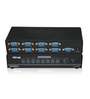 Vcom DD138 1-8 Port 350MHZ Metal Vga Splitter