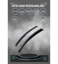 Mercedes E200 W211 2002-2009 Mügen Cam Rüzgarlığı 4LÜ (Siyah)