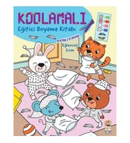 Kodlamalı Eğitici Boyama Kitabı - Eğlenceli Evim (4-5 Yaş 2. Seviye)