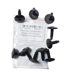 Cıvata Trox M6x20x19mm Peugeot 742723 Citroen 7703008162 Renault (10 ADET) 17500 MARKA İLE UYUMLU