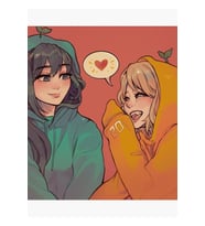 Vocaloid Hatsune Miku Ve Rin Kagamine Kapşonlu Tablo Ahşap Poster Dekoratifnda