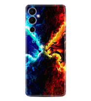 Tecno Pova Neo 2 Kılıf Silikon Desen Özel Seri Red Blue Leon 1714