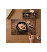 Tavada Pişmiş Balık Tasarımı 240 parça Ahşap Puzzle Ahşap Kutuda MP02691