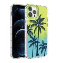 iPhone 13 Pro Kılıf Renkli Desenli Sert Silikon Zore Korn Kılıf NO8