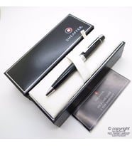 Sheaffer 300 Siyah Krom Tükenmez Kalem  İsme Özel Kalem