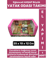 Premium Çocuk Eğlenceli Hayal Dünyası Beceri Geliştirici El Yapımı Ahşap Büyük YATAK ODASI TAKIMI