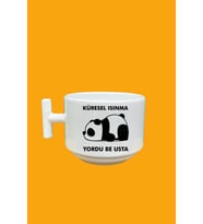 Küresel Isınma Yordu Be Usta Baskılı T Kupa