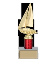ODAK KUPA - Figürlü Kupalar - Yelken Figürlü Kupalar FG-004 C - 25 cm